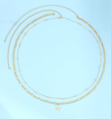 Initial Waist Chain for Women Beads Charm Belt Adjustable Belly Accessories Layered Body Jewelry Sets - style: M
