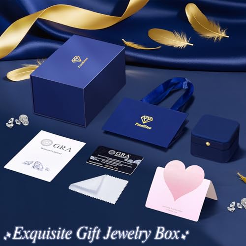 4CT 3 Stone Moissanite Engagement Ring for Women, Marquise Cut D Color VVS1, 925 Sterling Silver with 18K White Gold Plated, Anniversary Promise Ring for Her, Wedding Ring with Gift Box - color: Yellow