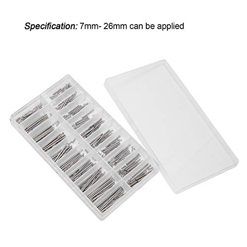Tiiyee Watch Split Pin, Tube Friction Strap Pressure Bars Pins Rivet Ends | Watch Repair Kit Pins Rivet Ends Watchband Link Cotter Tools for Watchmaker Band Clasp Straps Buckles Repair Shop Replacement