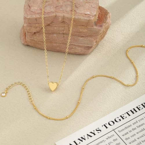 Gold/Silver Ankle Bracelets for Women Waterproof Dainty 14K Gold Plated Pearl Heart Love Anklet Bracelet Satellite Cuban Link Beads Summer Beach Jewelry Gifts - style: Heart pendant + satellite-gold-126
