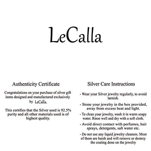 LeCalla 925 Sterling Silver Byzantine Bolo Bracelet for Women | Handmade Adjustable Sliding Bolo Link Chain Bracelet | Classic Italian Byzantine Jewelry - color: Silver Byzantine with Customized Card