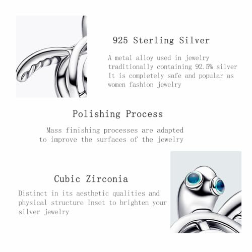 Charms Beads 925 Sterling Silver Animal Heart Flower Friend Dangle Pendant with 5A Cubic fits for Charms Bracelets for Woman Valentine's Day Mother's Day Christmas Graduation Birthday Gift - style: Silver Openwork Turtle