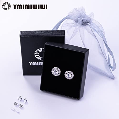 Earrings Holy Stud Earrings for Girls/Women, Sliver Gold Wedding Earrings for Bridesmaids - color: Halo Shape|Silver