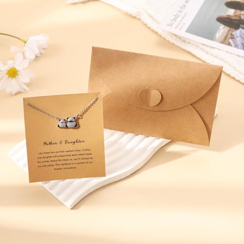 RZKING Silvery Necklace for Women, Gifts for Friend Mom Daughter Teacher - style: Panda