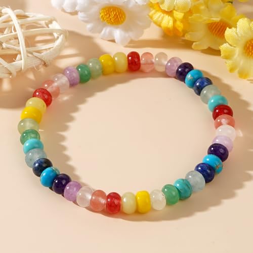 Crystal Cross Bracelet for Women and Men, Gift Jewelry Jewelry Gift | natural stone beads, crystal beads, cross design, inspirational style, birthday gift, bracelet jewelry for casual styling - color: colors-01