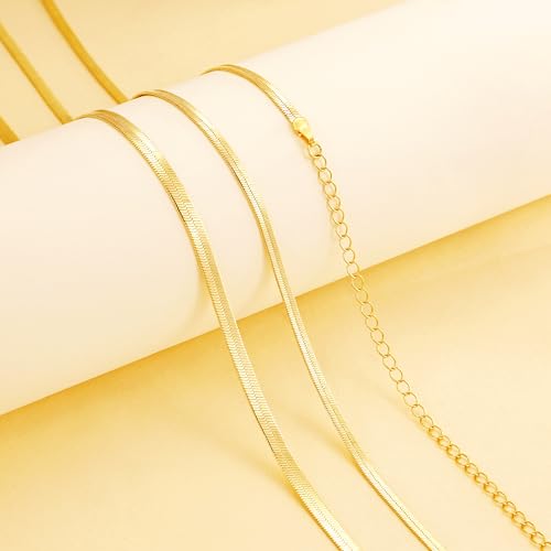CHESKY Waist Beads for Women, 14k Gold Plated Waist Chain Gold Chain Belt for Womens Simple Body Chain Jewelry Belly Chain Beach Accessories Dainty Gold Jewelry for Women Gifts Rave Outfits for Womens - style: snake chain-gold