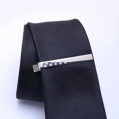 HAWSON Various Tie Clips for Men Unique, Funny Novelty Mens Tie Bar, Personalized Tie Pins for Men, Theme Wedding Party Gifts - style: Cat Dog Paw