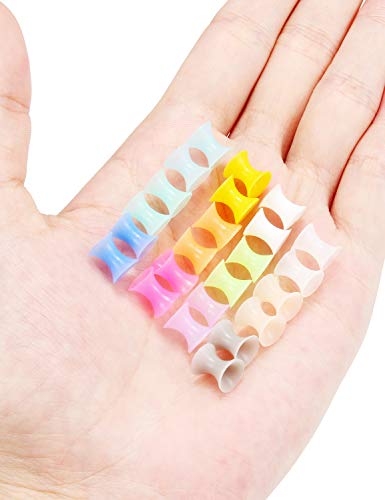 Jenxnjsjo 14g to 7/8in Ear Gauges Plugs Tunnels Taper Earrings Stretching Expander Kit Set for Women Men - color: 041: Glow in The Dark, size: 6g (4mm)