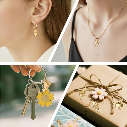 126 PCS Wholesale Bulk Lots Jewelry Making Charms, Mixed KC Gold Charms Letter A-Z Pendants DIY for Necklace Bracelet Jewelry Making and Crafting - color: Gold-126PCS