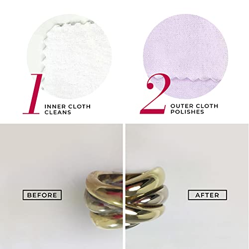 CONNOISSEURS Premium Edition Jewelry Cleaner, Value Size 9.6oz - Pick from Fine, Silver or Delicate Jewelry Cleaner - style: Fine - 9.6 Ounce + Polishing Cloth