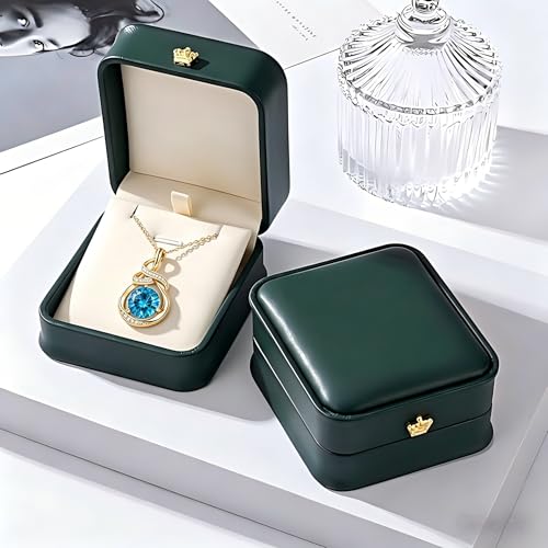 Teardrop Birthstone Necklace for Women 14K Gold/White Gold Elegant Ribbon Pendent Anniversary Love Birthday Gifts for Mom Women, 18"+2" Inches - color: Gold-12-Dece Birthstone