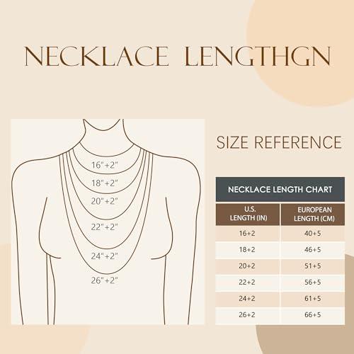 BAYLAY Gold Necklace for Women, Gold Chain for Women | 18K Gold Plated, Dainty Gold Necklace for Women, Necklace Chain, Gold Jewelry, Gifts, Size 16/18/20/22/24/26 Inch - size: 20, style: Lips Chain