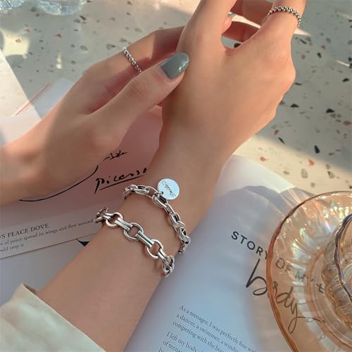 925 Sterling Silver Bangles For Women Handmade Silver Bangles Open Adjustable Bangle Bracelets For Women Silver Open Cuff Bracelets Stackable Wrap Bangles Festival Jewelry Gifts - color: Style 13
