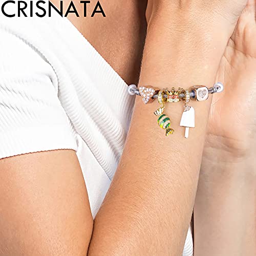 925 Sterling Silver Mothers Day Series Charms - Artist, Autism, Mother Daughter & Baby Foot Charms, Mom Crown & Nana Beads - Fits European Bracelet or Necklace - Gifts for Family, Lovers & Friends - color: Gold Mom Crown Charm