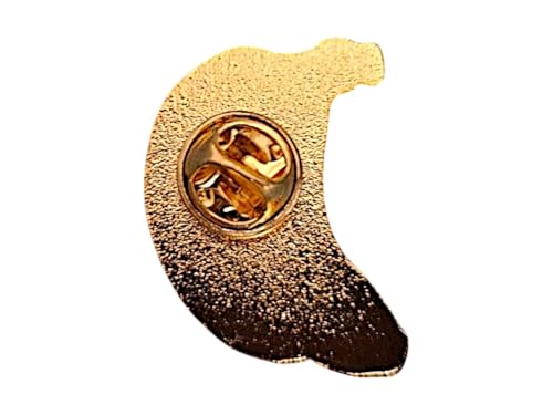 1.25" Banana Soft Enamel Lapel Pin – Fruit Food Brooch Accessory for Jackets, Bags, Hats and Crafts