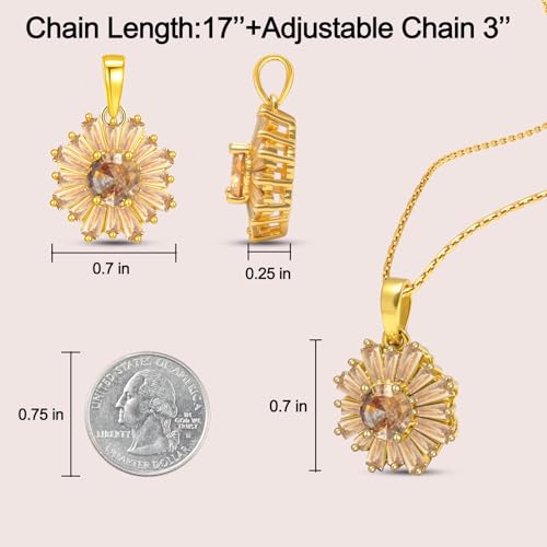 Ahiller Women's Necklace, Dainty Pendant Choker, Adjustable Chain | Heart Initial & Round Pendants, Daily Necklace,17-21" Adjustable Necklaces, Trendy Minimalist Jewelry, Stainless Steel Chain - color: TYH-Gold, style: Other Shapes - Multi-Color