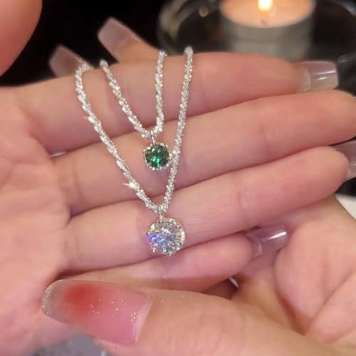 Wellike Silver Ankle Bracelets For Women Waterproof Birthstone Anklets Adjustable Sparkly Chain Silver Plated Stainless Steel Anklet Non Tarnish Jewelry - color: KKWJL185-5