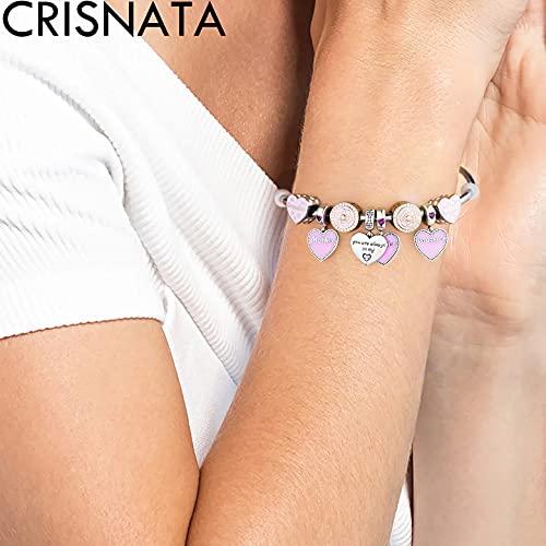 925 Sterling Silver Mothers Day Series Charms - Artist, Autism, Mother Daughter & Baby Foot Charms, Mom Crown & Nana Beads - Fits European Bracelet or Necklace - Gifts for Family, Lovers & Friends - color: Mother Daughter Double Heart Split Charms