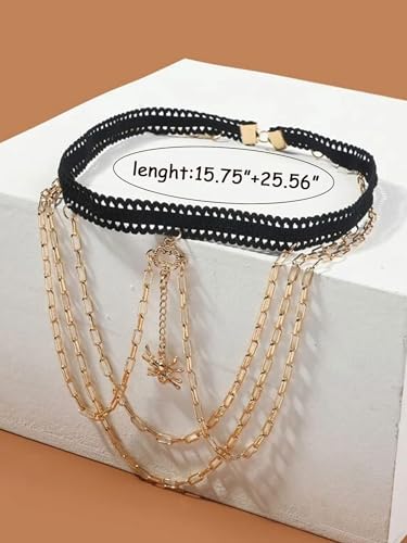 Snake Thigh Chain for Women, Medusa Serpent Garter Leg Jewelry, Gothic Leg Accessories for Halloween Costume, Festival Fashion - style: W Gold Crab Thigh Chain