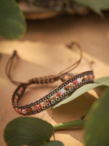 Bohemian Braided Bead Bracelet for Women, Trendy Jewelry Design - style: Bracelet L12-036