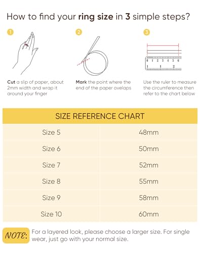 KSF 2Pcs / 3Pcs / 4Pcs Stackable Rings for Women, Gold and Silver Plated Stack Ring Set for Everyday Wear, Gift for Her - color: Metallic-4pcs