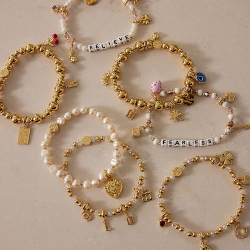 Little Words Project Charm, Customizable Jewelry for Bracelets, Necklaces, Keychains & More - color: Puffy Star Charm