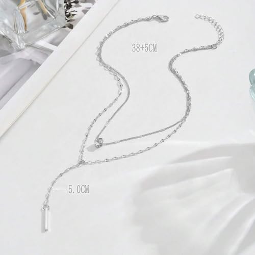 Otxas Lariat Necklace for Women Long Y Shaped Necklaces for Women Drop Necklace Y Shaped Jewelry - color: Style 3