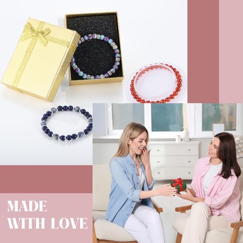Zefy 996 Pcs 6mm Natural Stone Beads, Beads for Jewelry Making (20 Colors) | Round Crystals Bead Genuine Real Stones, Gemstone Beads Kit with Spacer Beads Charms for Bracelets DIY Jewelry Making