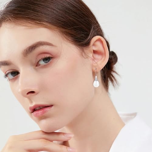 Ritach Teardrop Earrings for Women Trendy Sterling Silver Hypoallergenic Crystal Dangle Drop Earrings Set for Jewelry - color: A-9pairs