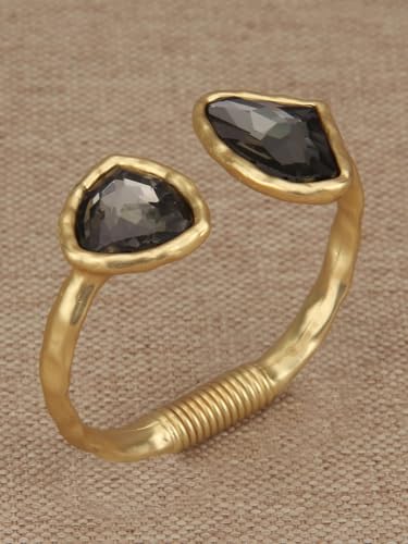 Chunky Bangle Bracelets for Women Cuff Bracelet Thick Gold Bangles Open Wide Arm Cuffs Bracelets Boho Jewelry - style: Gold Bracelets