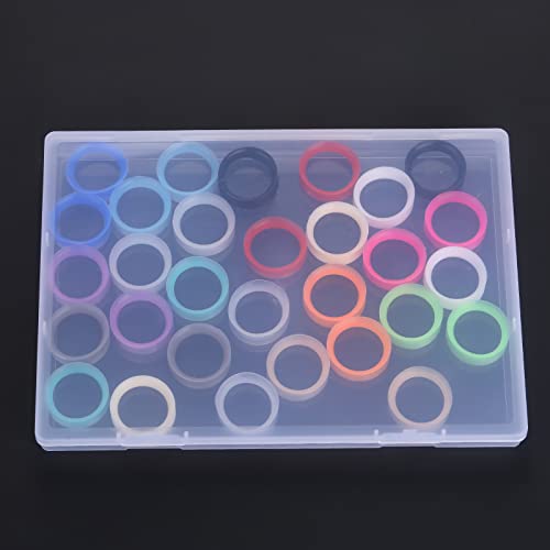 Xpircn 30Pcs Silicone Ear Gauges Flexible Ear Tunnels Plugs Stretchers Expander Double Flared Flesh Ear Piercing Jewelry for Women Men - style: Gauge:1"(25mm)