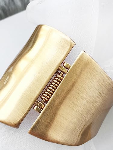 Chunky Gold Cuff Bracelet Chunky Bangles for Women Non Tarnish Modern Gold Jewelry Gifts trendy fashion fall fashion jewelry womens fashion - color: D-Bohemian style bracelet