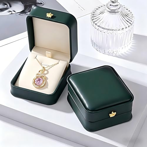 Teardrop Birthstone Necklace for Women 14K Gold/White Gold Elegant Ribbon Pendent Anniversary Love Birthday Gifts for Mom Women, 18"+2" Inches - color: Gold-10-Oct Birthstone