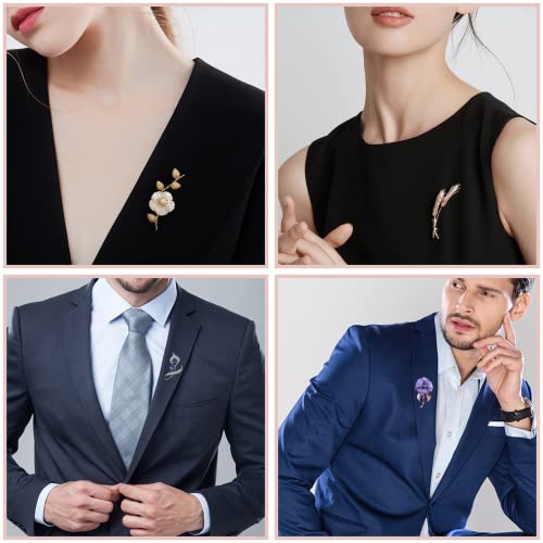 JANYUN 120 Pairs Butterfly Clutch Tie Tacks Pin Back Safty Secure Locking | Holder Clasp Lock Backings,Replacement with 8mm Length 4mm Width Blank Pin for Brooch Lapel Enamel Craft Making - color: Black, size: 4mm