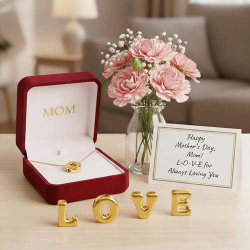 Bubble Gold Initial Necklaces for Women,14K Gold Plated A-Z Initial Necklaces for Women, Chunky balloon letter name Pendant Necklace Fashion Jewelry Gifts - color: H, style: Gold
