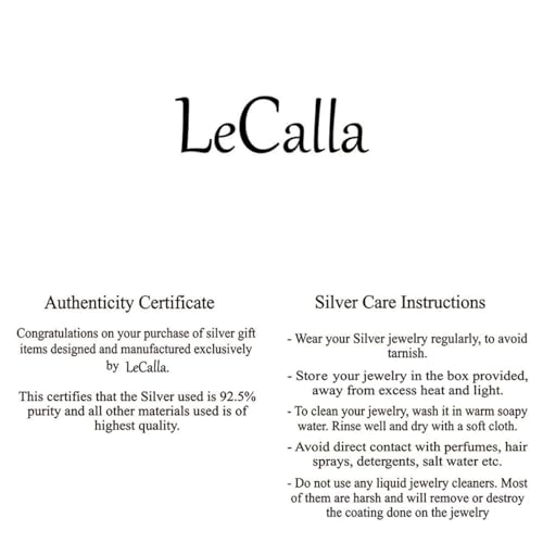 LeCalla 925 Sterling Silver Open Circle, Horseshoe & Tree of Love Designs Finger Ring | Minimalist Wedding Ring Jewelry | Lucky Charm Designs Rings with Cubic Zirconia | Women's Silver Rings - style: Silver CZ Round Circle