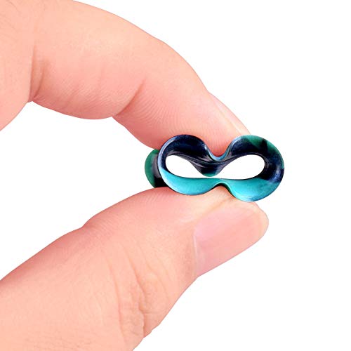YOFANST 24pcs-100pcs Colorful Silicone Ear Gauges Double Flared Ear Tunnels Set Stretchers Expander Ear Piercing Jewelry - color: 24pcs, 9/16"