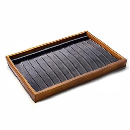 Oirlv Wood 13 Grids Necklace/Bracelet/Pendant Display Tray Jewelry Drawer Organizer Stackable Jewelry Trays(Grey) | Stackable Design,Keep Necklaces Bracelets Flat and Untangled,Organizing and Presentinge Legantly on Dressers&in Dresser - color: Grey 13 gr