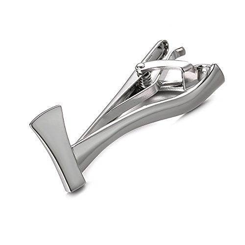 Yoursfs Electrician Tie Bar For Men Cool Tool Tie Clip 316L Stainless Steel Silver Nail Novelty Construction Tie Clips Jewelry - style: Axe Tie Clip