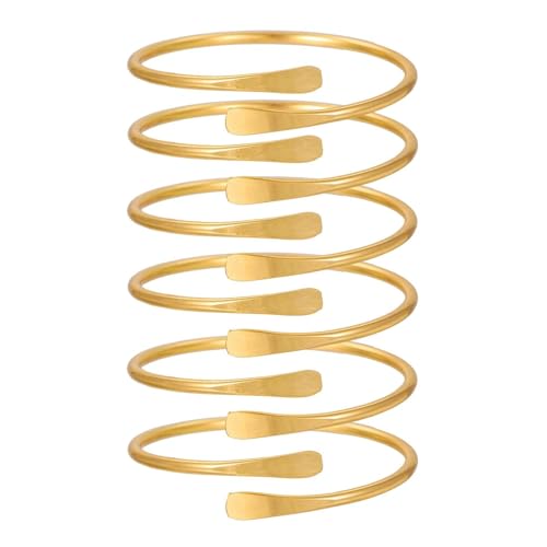 Layered Gold Sliver Plated Geometric Bracelets Set for Women,Open Adjustable Stacking Wrist Cuff Bracelets Punk Party Trendy Jewelry Accessories Gift - color: Gold