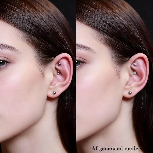 16G Eyebrow Rings Rook Piercing Jewelry 316L Surgical Steel Curved Barbells Vertical Lip labret Snake Eyes Piercing Jewelry Tongue Small Belly Ring 6mm 8mm 10mm Silver Black Gold - color: Silver