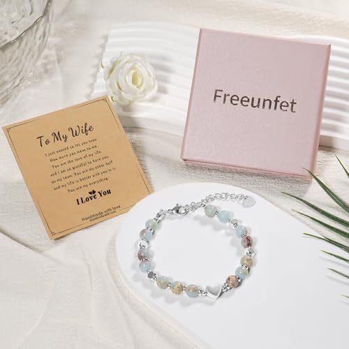 Beaded Bracelet for Women - Inspirational Sometimes You Forget You're Awesome Friendship Jewelry, Dainty Birthday Gift for Best Friends, Mom, Sister, Daughter - style: Wife