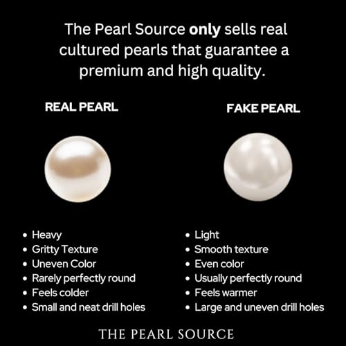 The Pearl Source Sterling Silver AAAA Quality Round White Triple Freshwater Cultured Pearl Bracelet for Women - size: 6.0-6.5mm, style: 8.5" Length