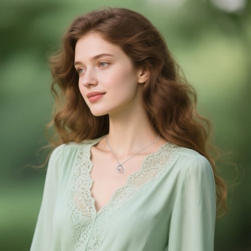 Fairy Gift Necklace/Earrings for Women 925 Sterling Silver Angel Elf Jewelry Gifts for Daughter - color: Necklace-A