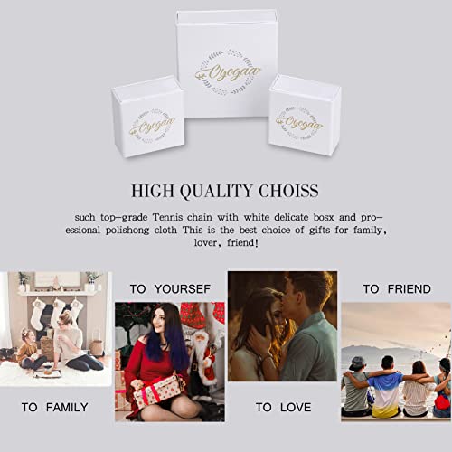 10MM Cubic Zirconia Tennis Bracelet 14K Gold Plated 5A+ Cubic Zirconia Iced Out Tennis Bracelet Spring buckle Bracelet For Men And Women - color: White Gold, size: 7
