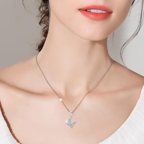 925 Sterling Silver Letter Charms for Pandora Bracelets Silver Letter A Alphabet Charm Initial Dangle Charms Beads Jewelry Gift for Women - style: Dangle Letter Charm T