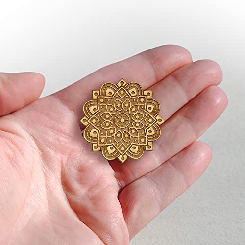 PinMart's Trendy Wood Pins - style: Spiritual Mandala