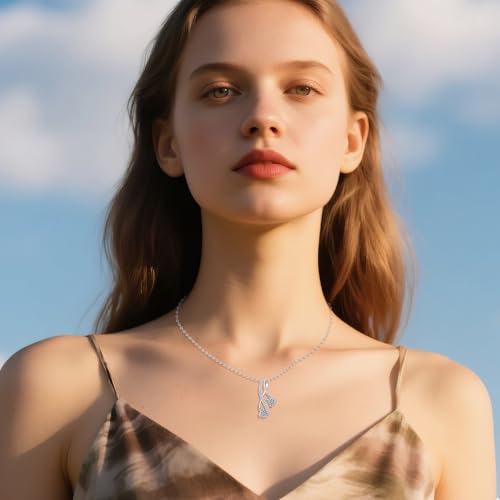 POPLYKE Cross Necklace for Women 925 Sterling Silver Cross Pendant Necklace Animal Jewelry Christmas Gifts for Women Mother Grandma - style: Sea Turtle