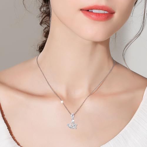 925 Sterling Silver Letter Charms for Pandora Bracelets Silver Letter A Alphabet Charm Initial Dangle Charms Beads Jewelry Gift for Women - style: Dangle Letter Charm D