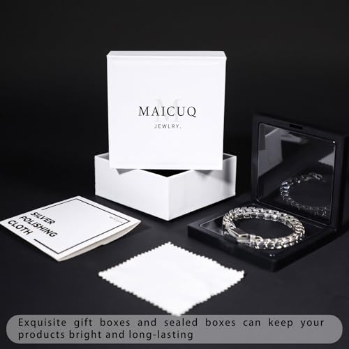 Stainless Steel Mens Cuban Link Chain, Miami Cuban Chain Bracelets for Men, 8mm Wide 7.5 8 8.5 9Inch Hip Hop Mens Bracelets,Gift for Father Husband Son men chain - style: 8mm-Length 7.5 Inches (men's small size)